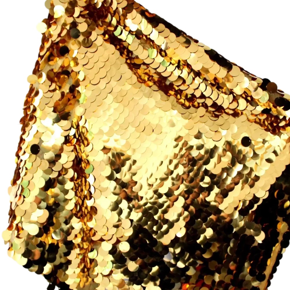 Table Runner Sequin - Tessuto in pizzo con paillettes da