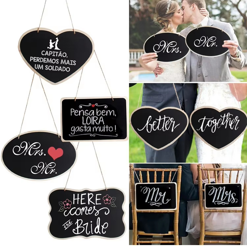 Wedding Ceremony Supply - Lavagna in legno per matrimonio rustico