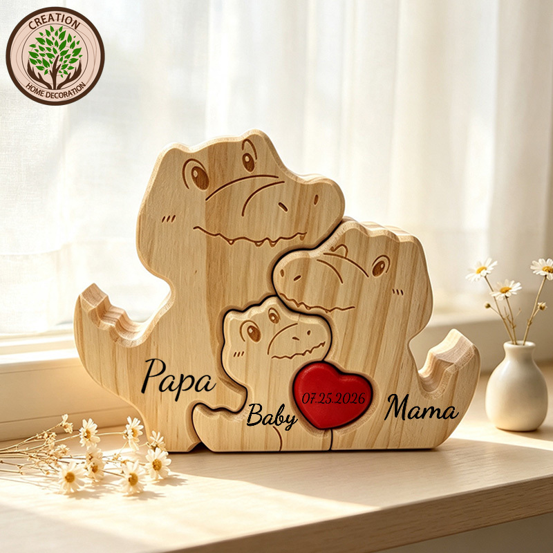 Wedding Souvenir - Puzzle in Legno Personalizzato con Nome,