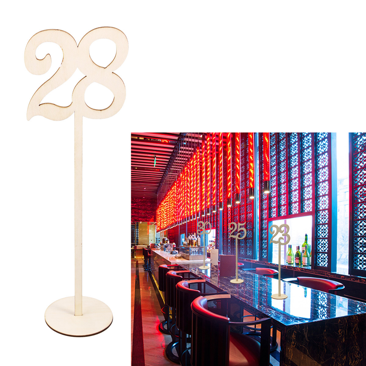 Set di 30 Numeri da Tavolo in  - Wedding Solution recensione e prezzo