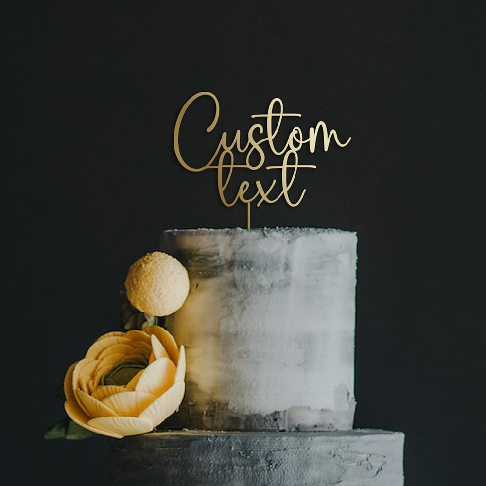 Topper per torta in acrilico d - Wedding Ceremony Supply recensione e prezzo