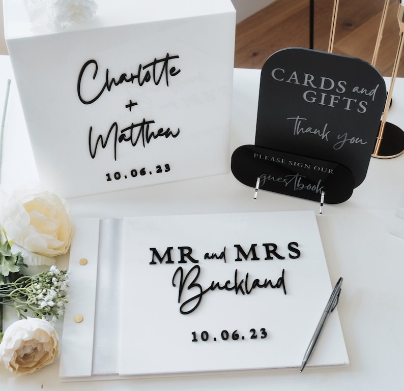 Scatola Bianca per Matrimonio, - Personalized Guest Book recensione e prezzo