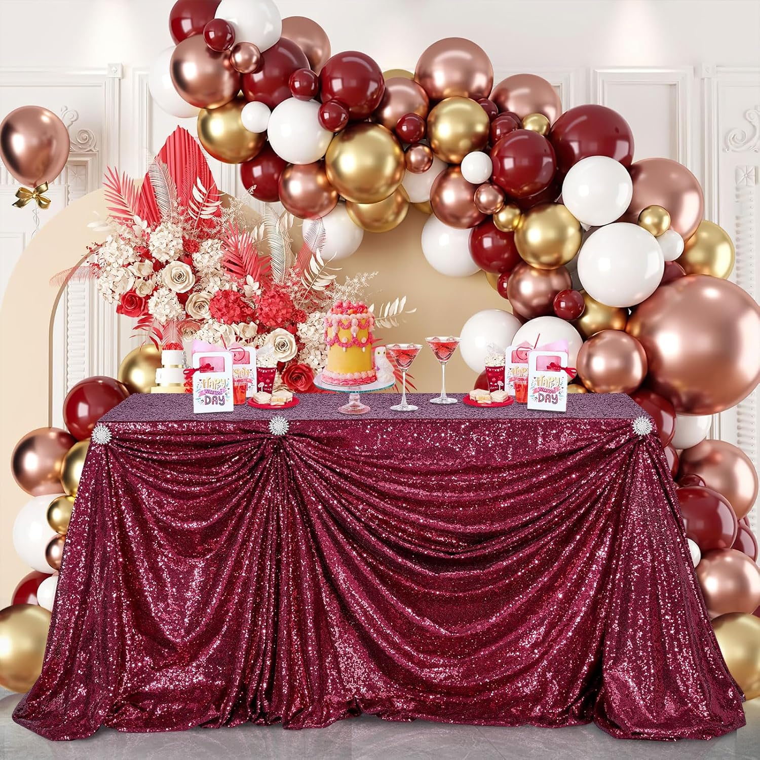 Tovaglia Rettangolare con Pail - Table Runner Sequin recensione e prezzo