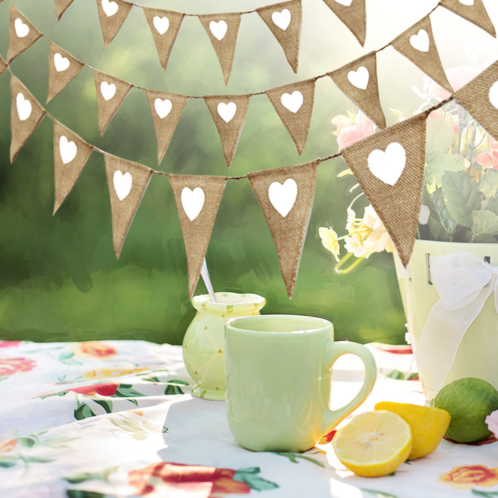Banner vintage con cuore d'amo - Wedding Ceremony Supply recensione e prezzo