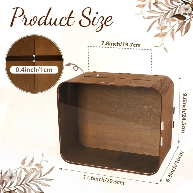 Scatola in legno per biglietti - Wedding Ceremony Supply recensione e prezzo