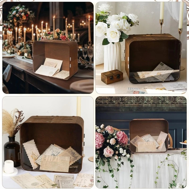 Scatola in legno per biglietti - Wedding Ceremony Supply recensione e prezzo
